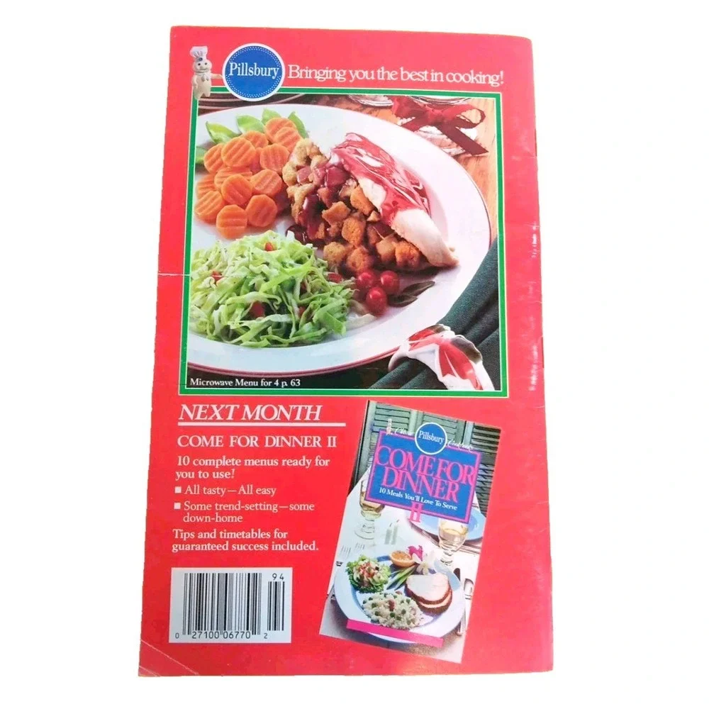 Lot of 4‎ Cookbook Magazines Pillsbury Betty Crocker Kraft /Garnishes